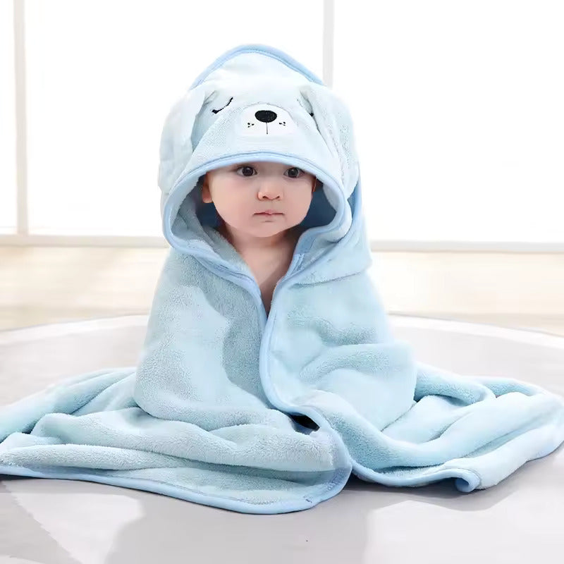 Cute Animal Hooded Baby Swaddle Towels