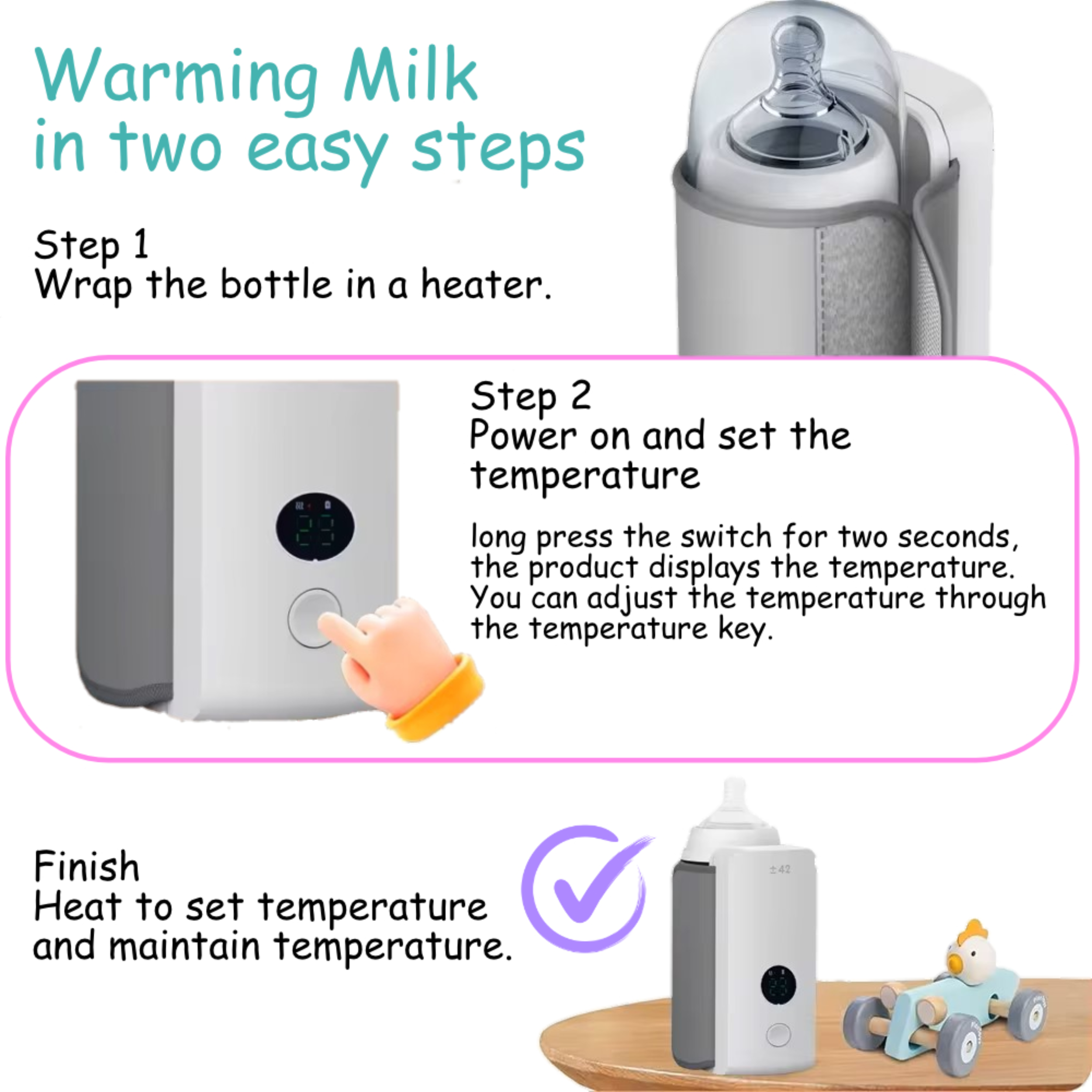 Portable Bottle Milk Warmer