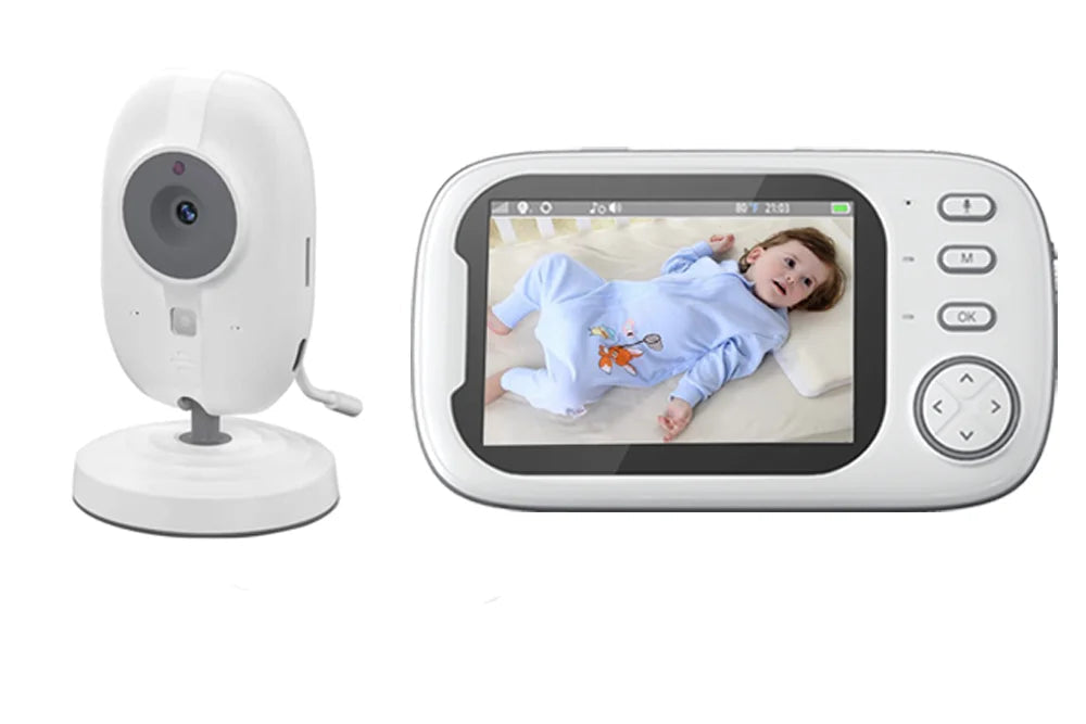3.5 inch Wireless Video Baby Monitor with Night Vision  & Temperature Monitoring